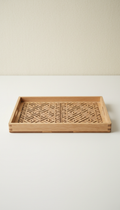 Laser-Engraved Wooden Tray—Maple Finish